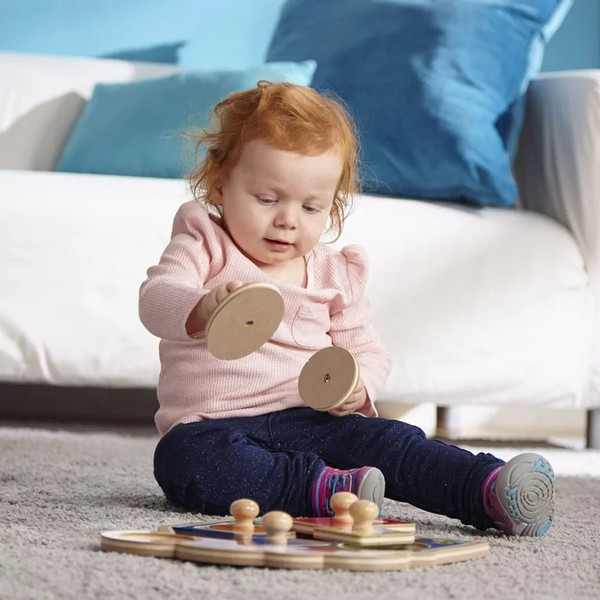 Продукт Melissa and Doug Геометрични форми - Дървен пъзел - 0 - BG Hlapeta